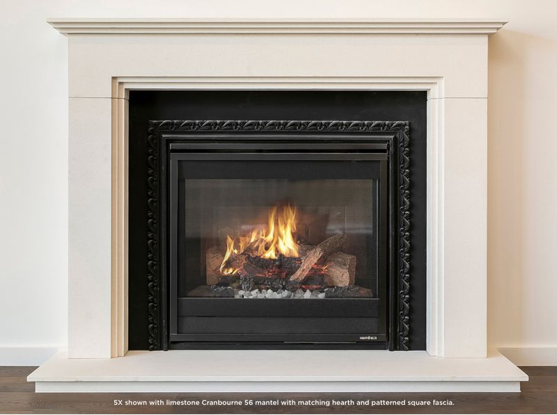 Patterned Square Cast Iron Fascia