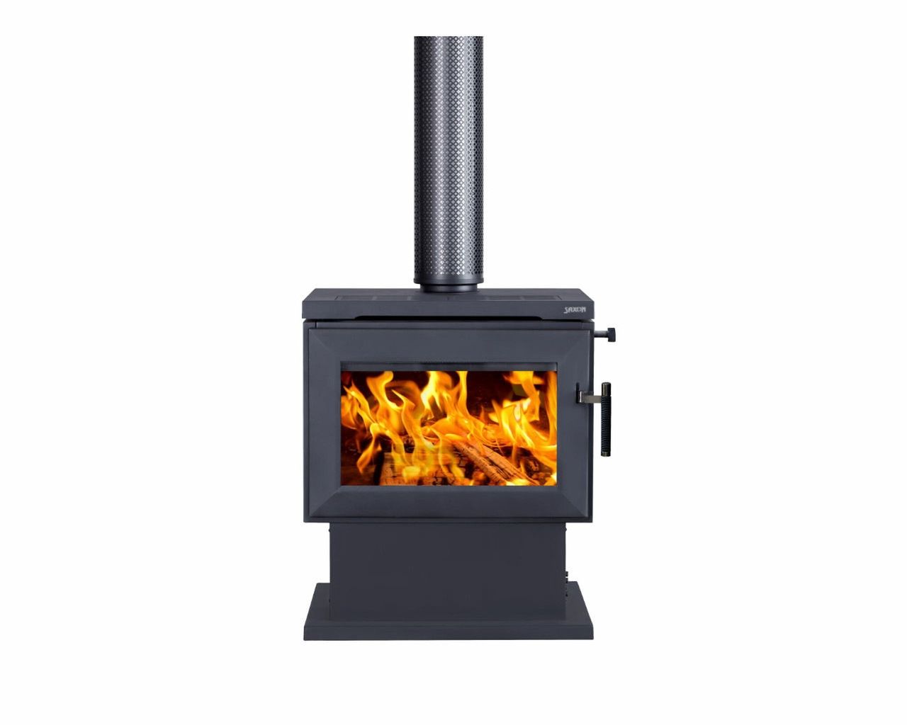 Saxon Mahogany Freestanding Wood Heater