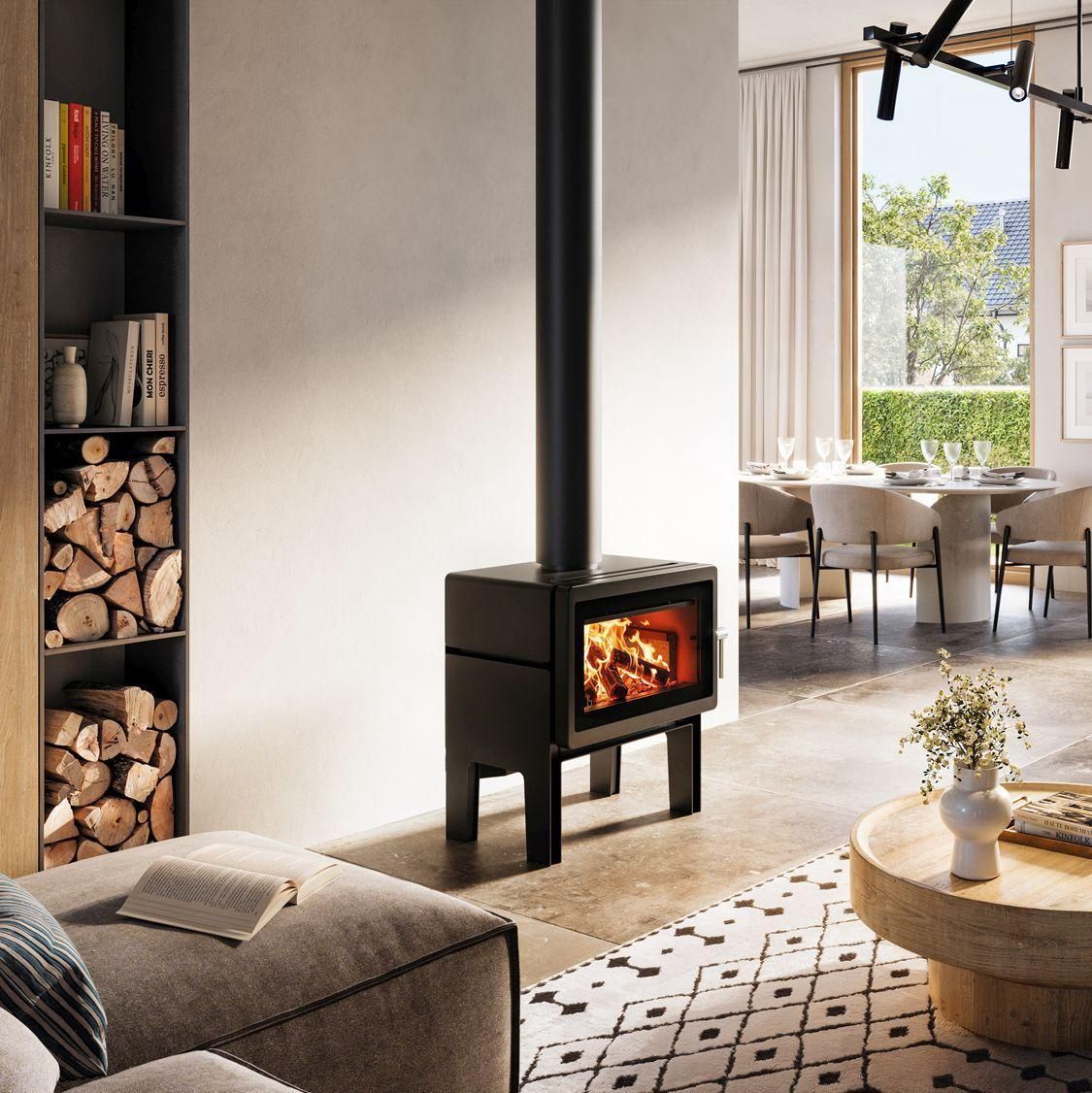 Blaze Z2 Legs Wood Fireplace