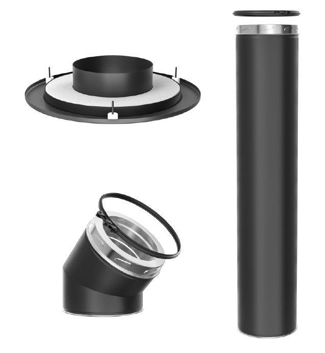 Maxiheat 4m Insulated Flue Kit