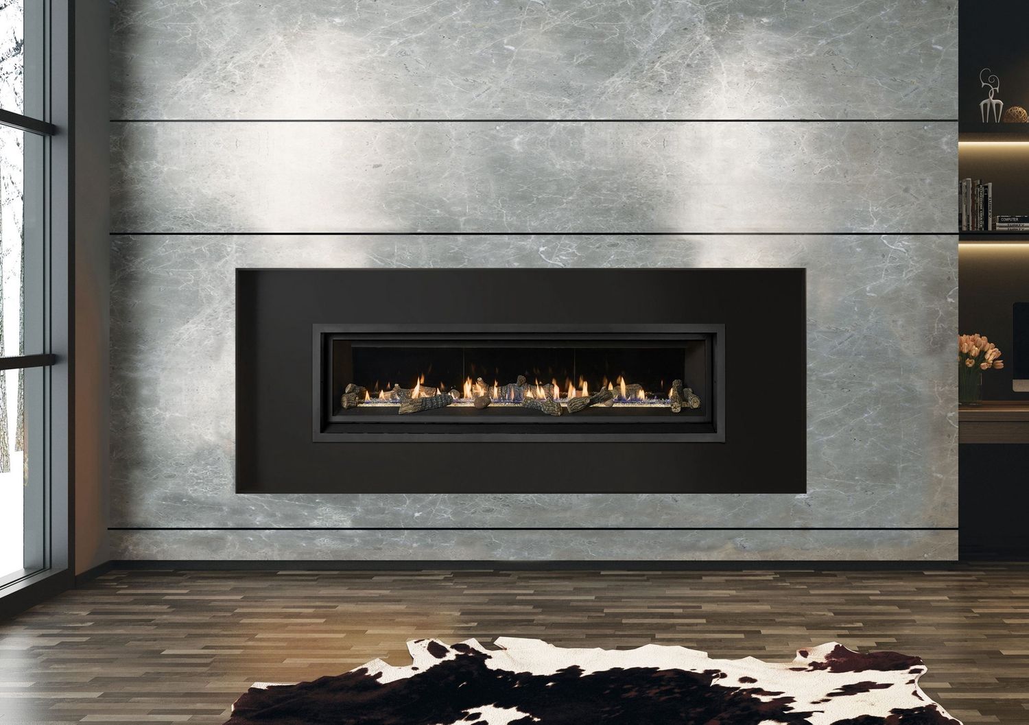Lopi ProBuilder 72 Linear GS2 Gas Fire