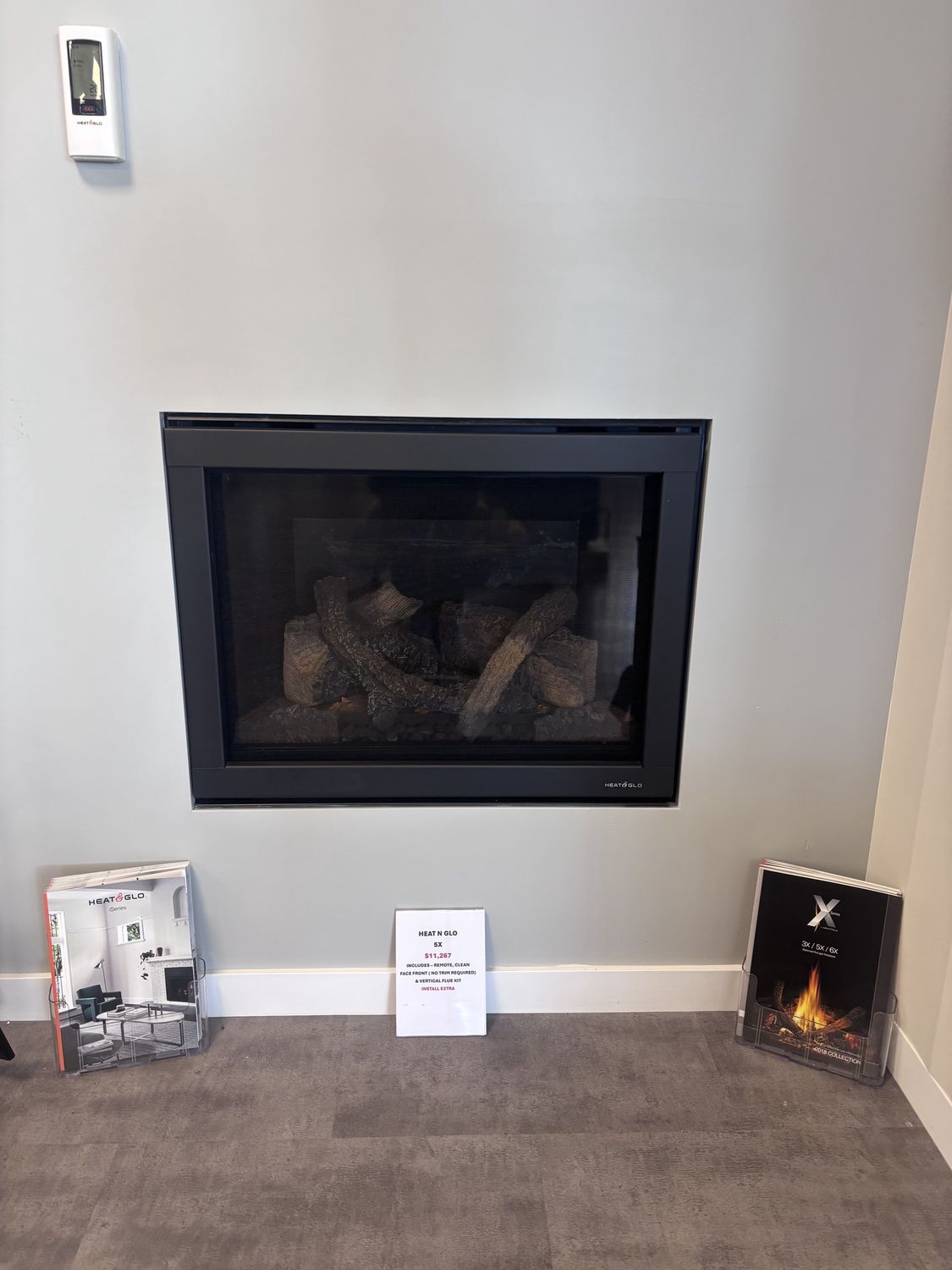 Heat &amp; Glo 5X Gas Fire- Floor Model