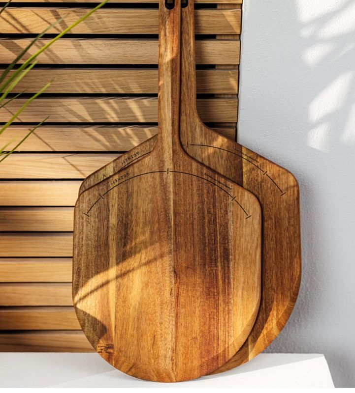 Gozney Acacia Wood Placement Peel &amp; Serve