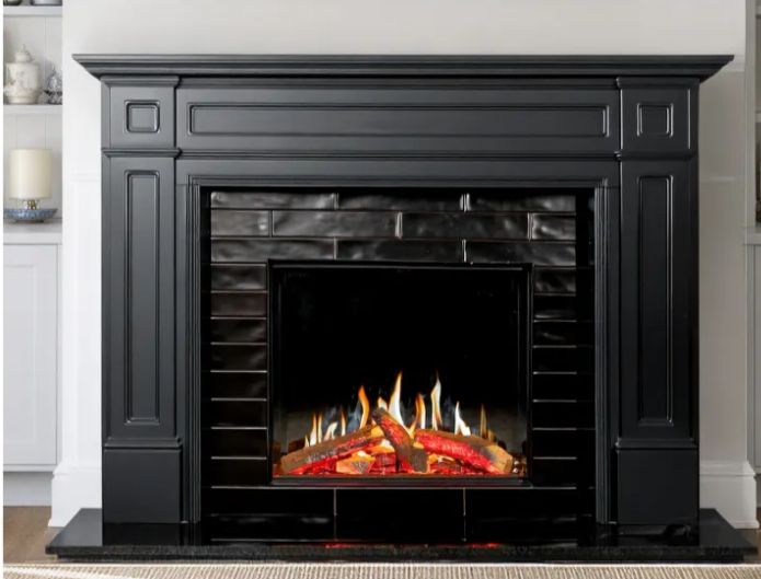 Belmore Mantelpiece, Colour: CHARCOAL, Size: 58"INCH