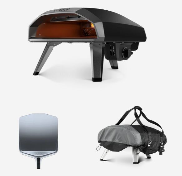 Ooni Koda 2 Essentials Bundle 14" Gas Powered Outdoor Pizza Oven