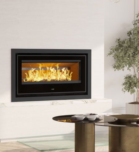 ADF Clare 100S Insert Wood Fire