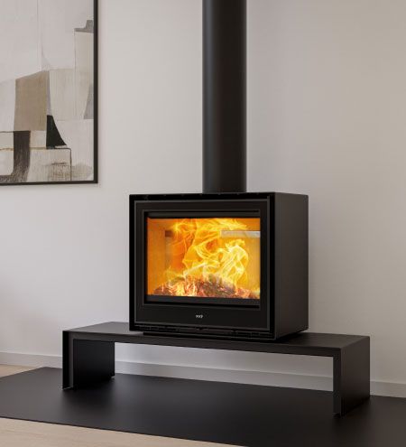 ADF Clare 80S Q Freestanding Wood Fire