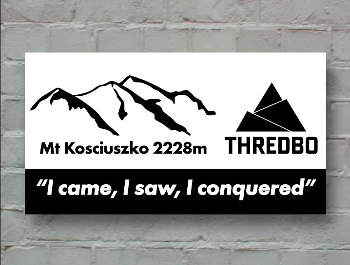 I climbed Mt Kosci Sticker