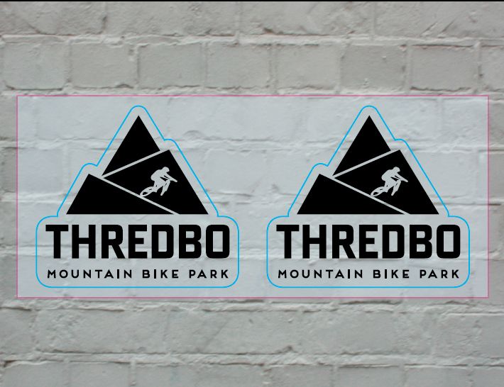 Thredbo Large MTB Sticker