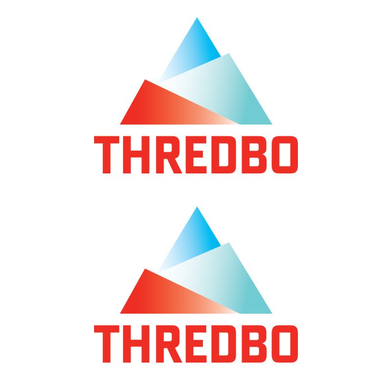 Thredbo Logo Helmet 2PK Sticker