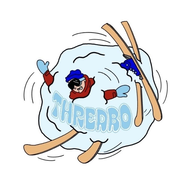 Thredbo Snowball Man Sticker