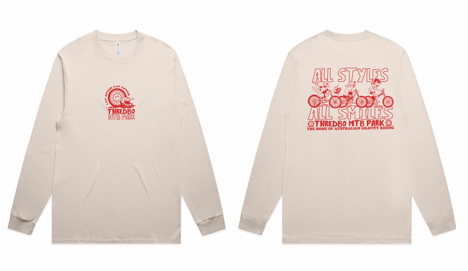 Thredbo All Styles All Smiles LS Tee