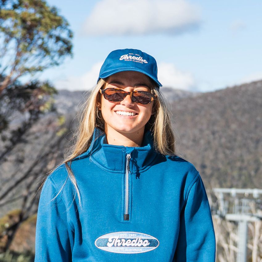 Thredbo Mountain Groove Peak Cap, Colour: Classic Blue