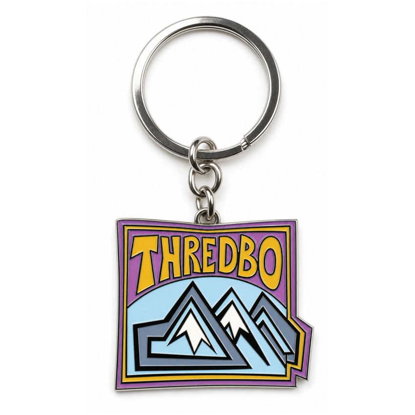 Thredbo Triple Peaks Keyring, Colour: Triple Peaks