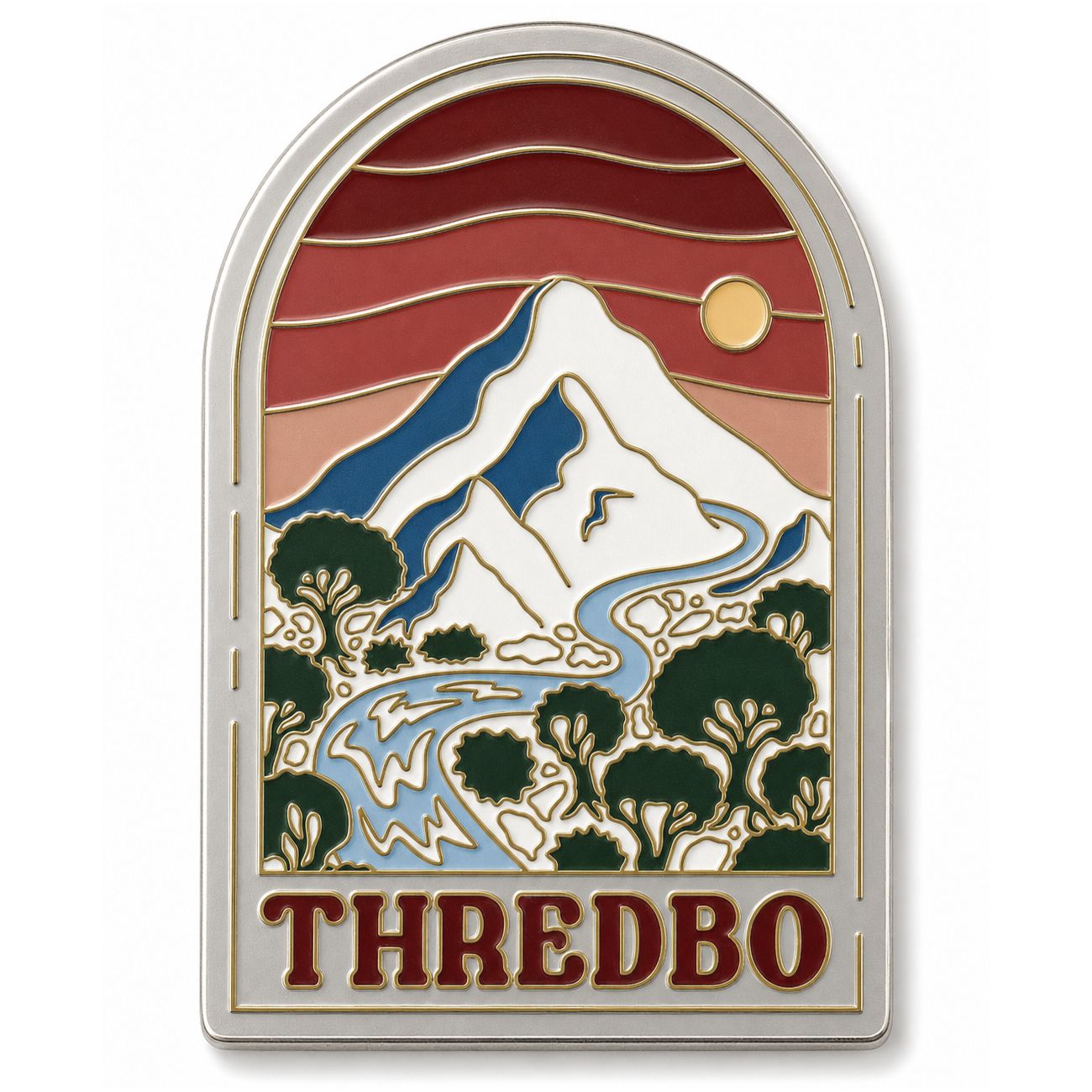 Thredbo Eastern Range Magnet, Colour: Eastern Range