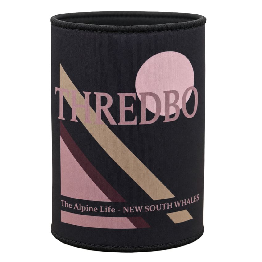 Thredbo Summit Slide Stubby Holder, Colour: True Black