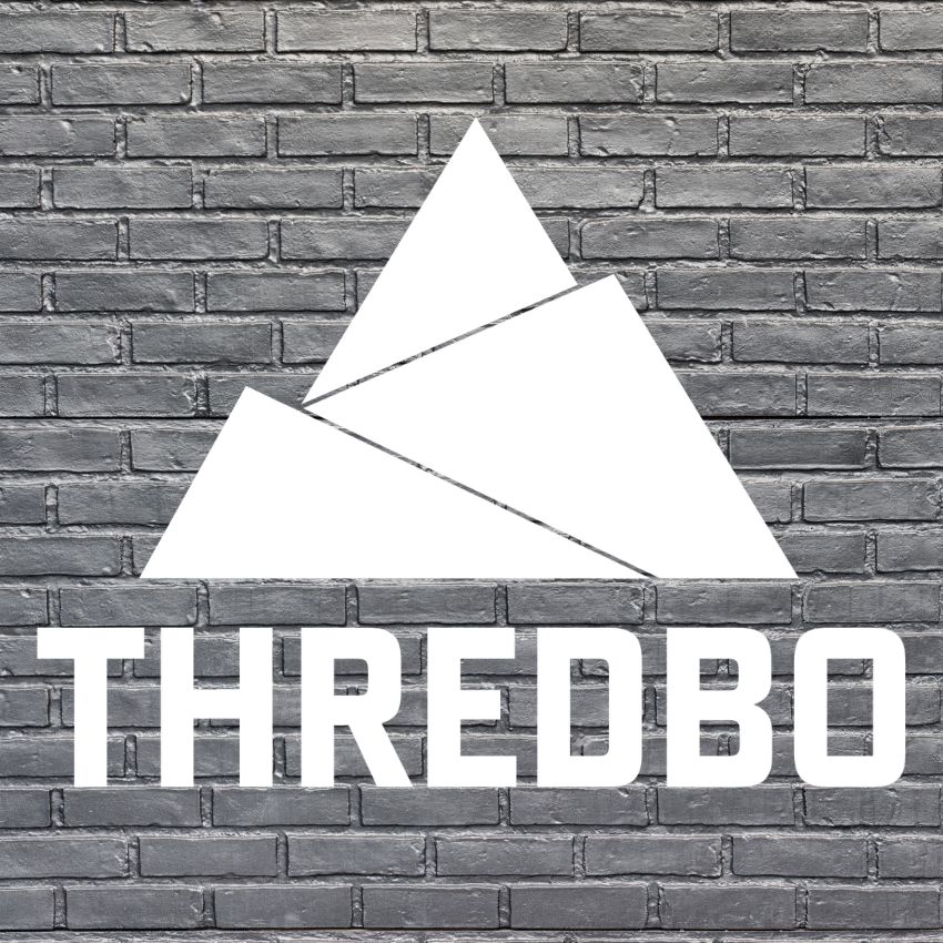 Thredbo White Sticker