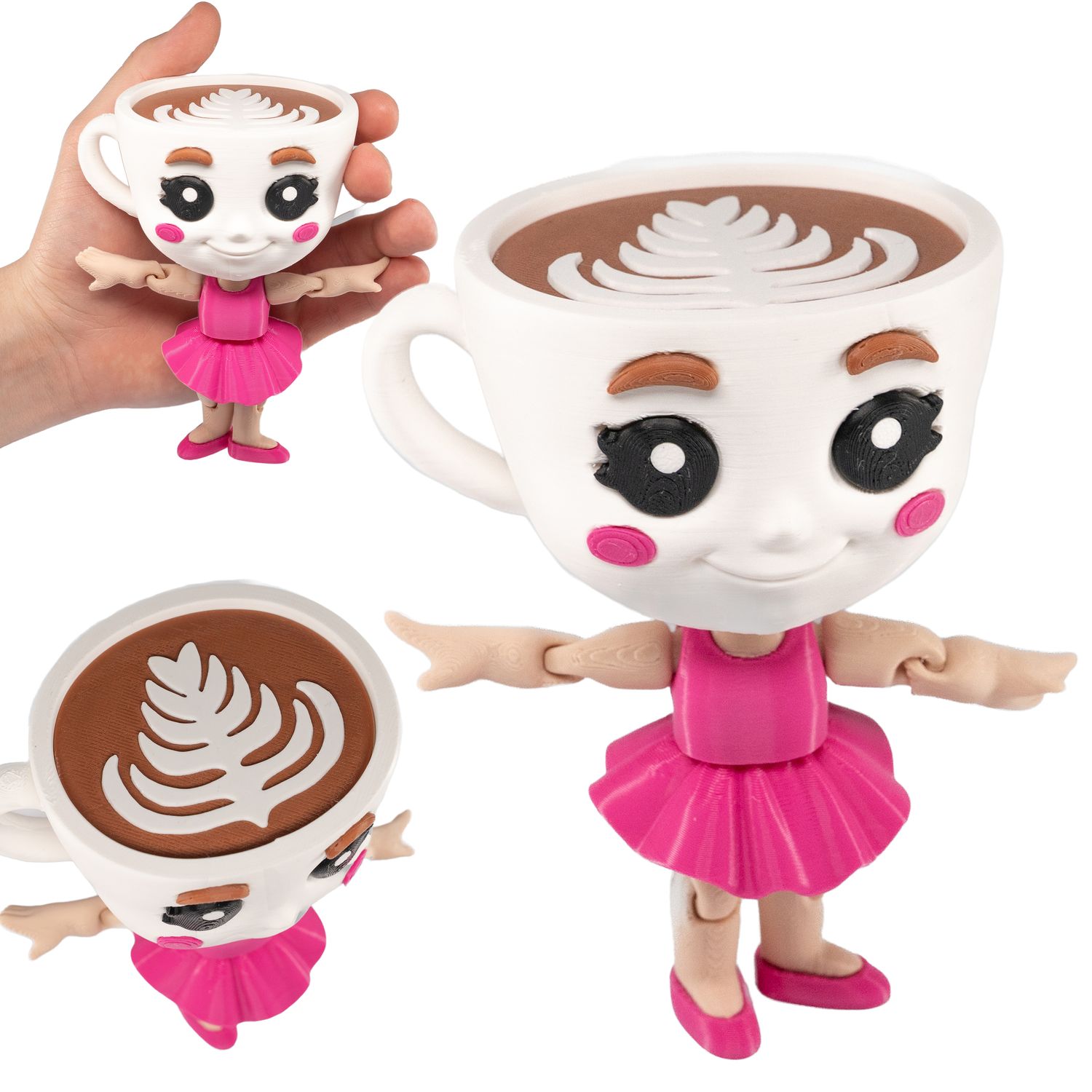 FIGURKA BALLERINA CAPUCHINA DUŻA RUCHOMA