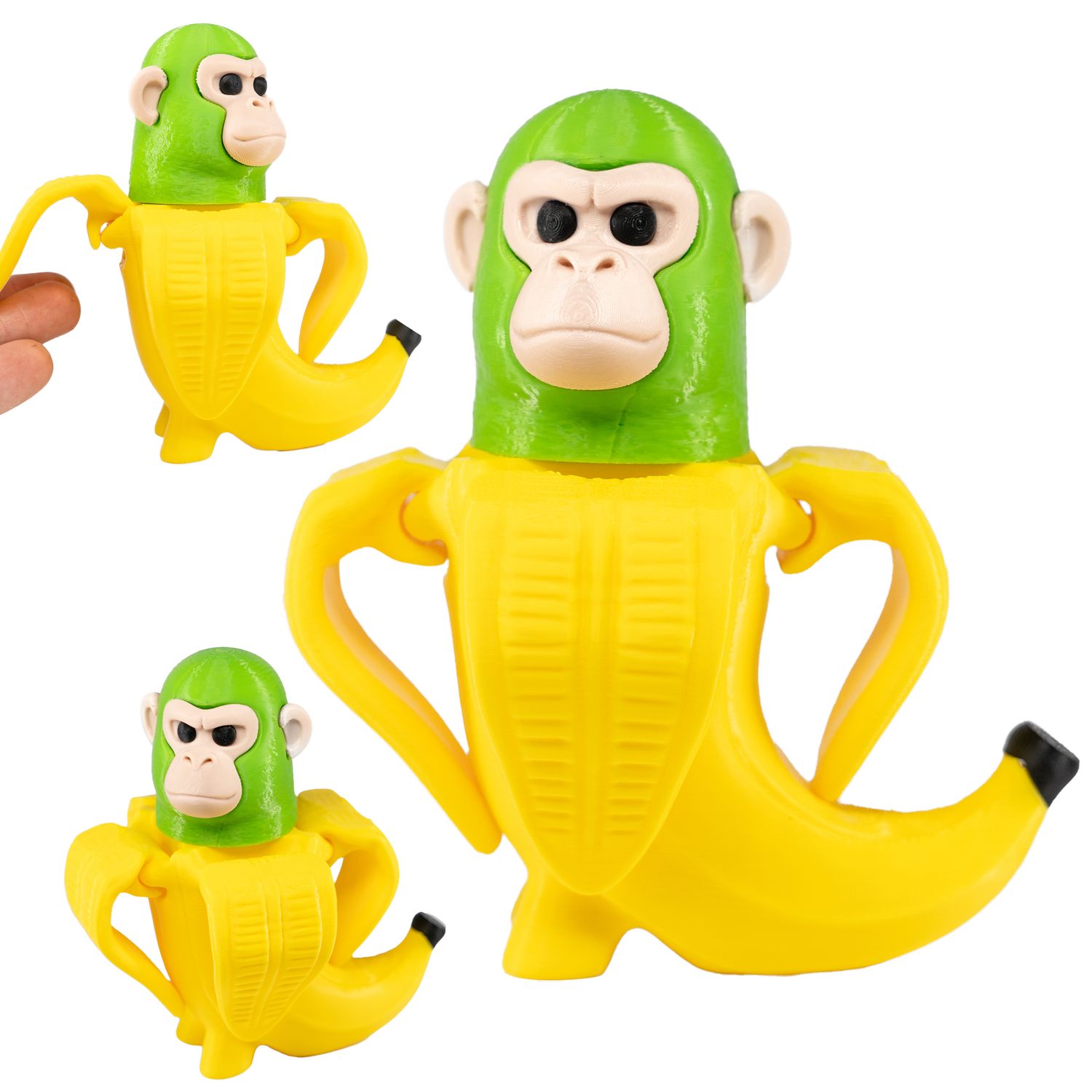 FIGURKA CHIMPANZINI BANANINI DUŻA RUCHOMA