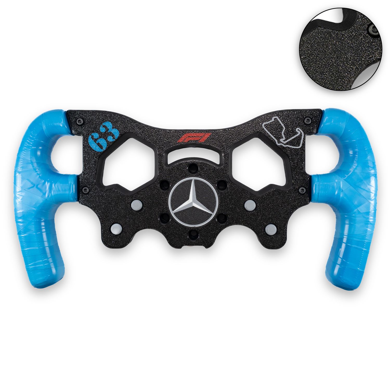 NAKŁADKA F1 NIEBIESKI ZIARNO MERCEDES