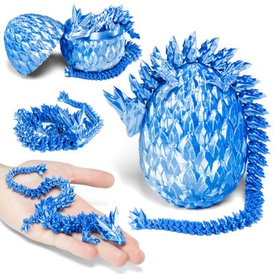 SMOK KRYSZTAŁOWY Z JAJEM 30CM FROZEN