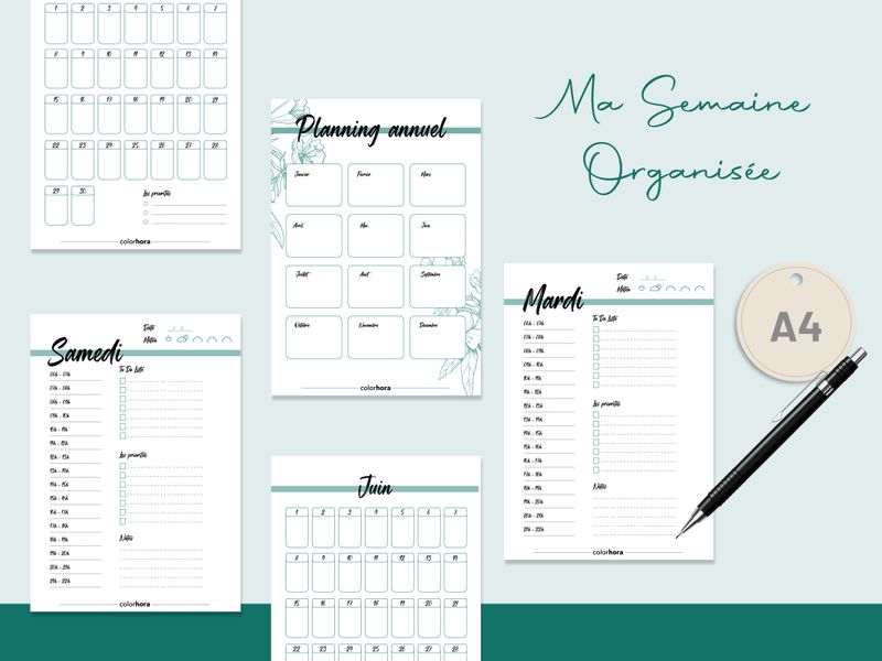 Ma semaine organisée
