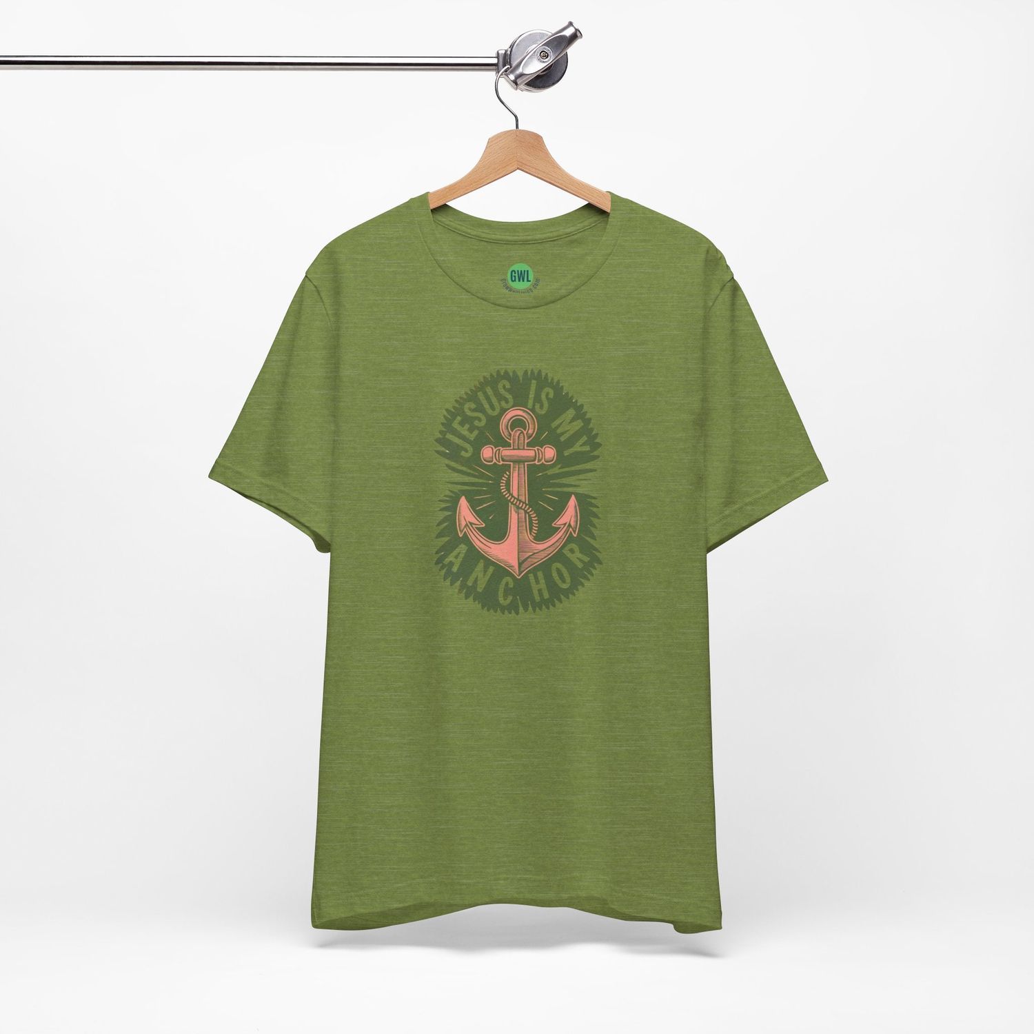 Bold Faith Nautical T-Shirt - Jesus Is My Anchor