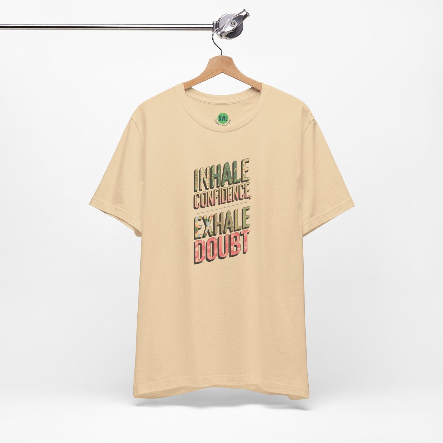 Floral Affirmation Tee - Inhale Confidence, Exhale Doubt