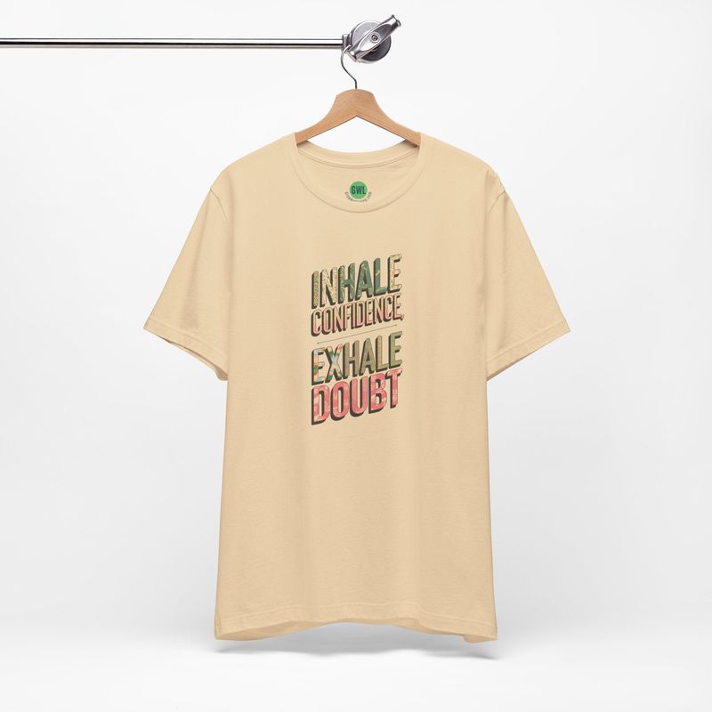 Floral Affirmation Tee - Inhale Confidence, Exhale Doubt