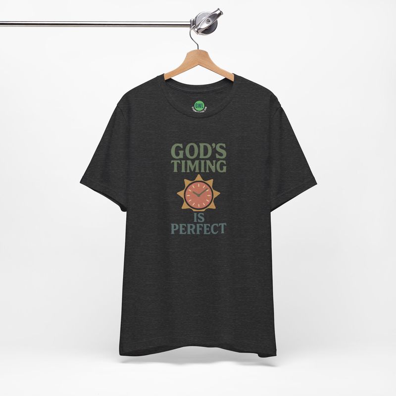 Retro Graphic Tee - God&#39;s Timing Is Perfect