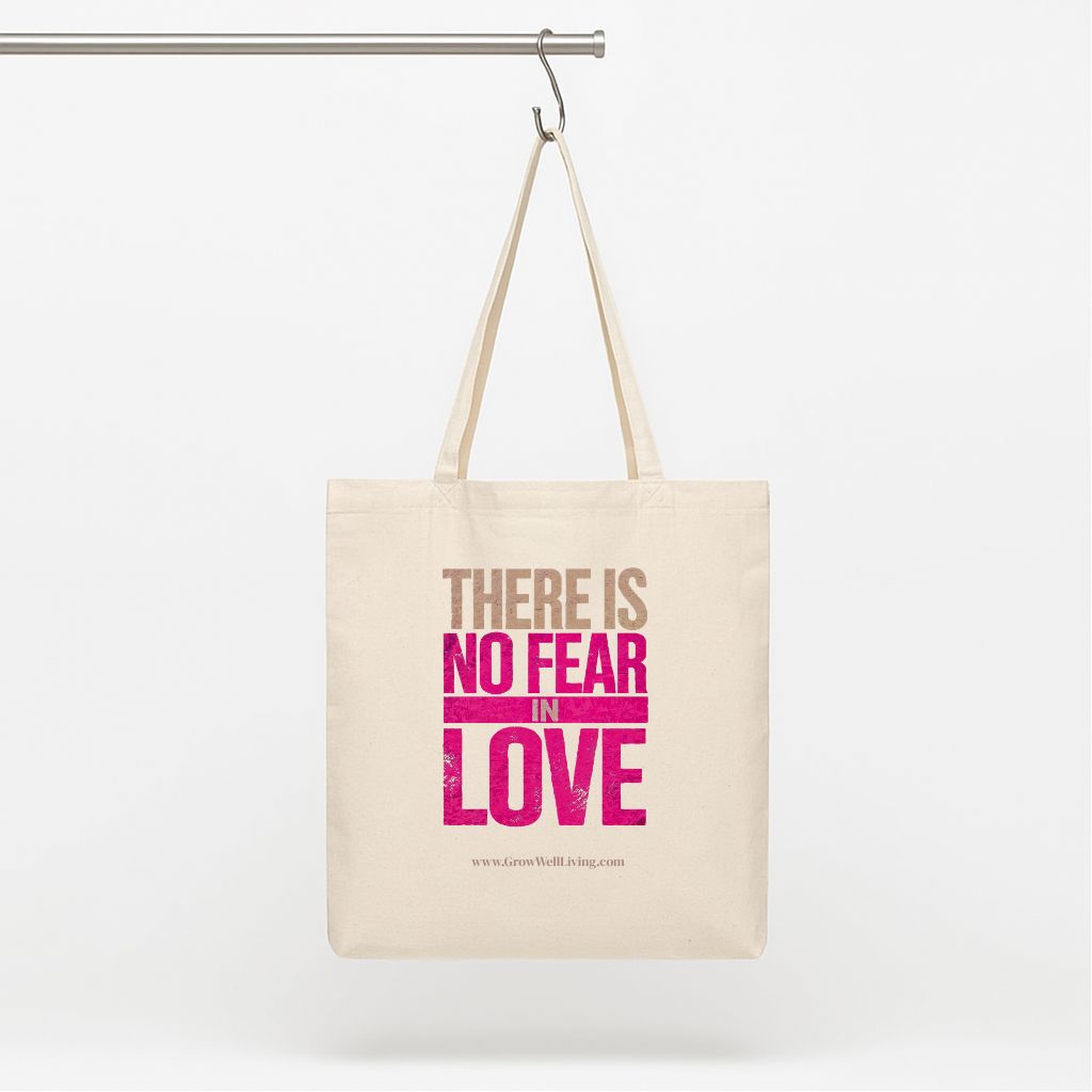 Christian Love Tote Bag - There is no fear in love