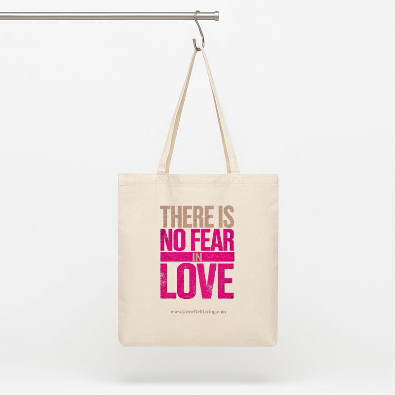 Christian Love Tote Bag - There is no fear in love