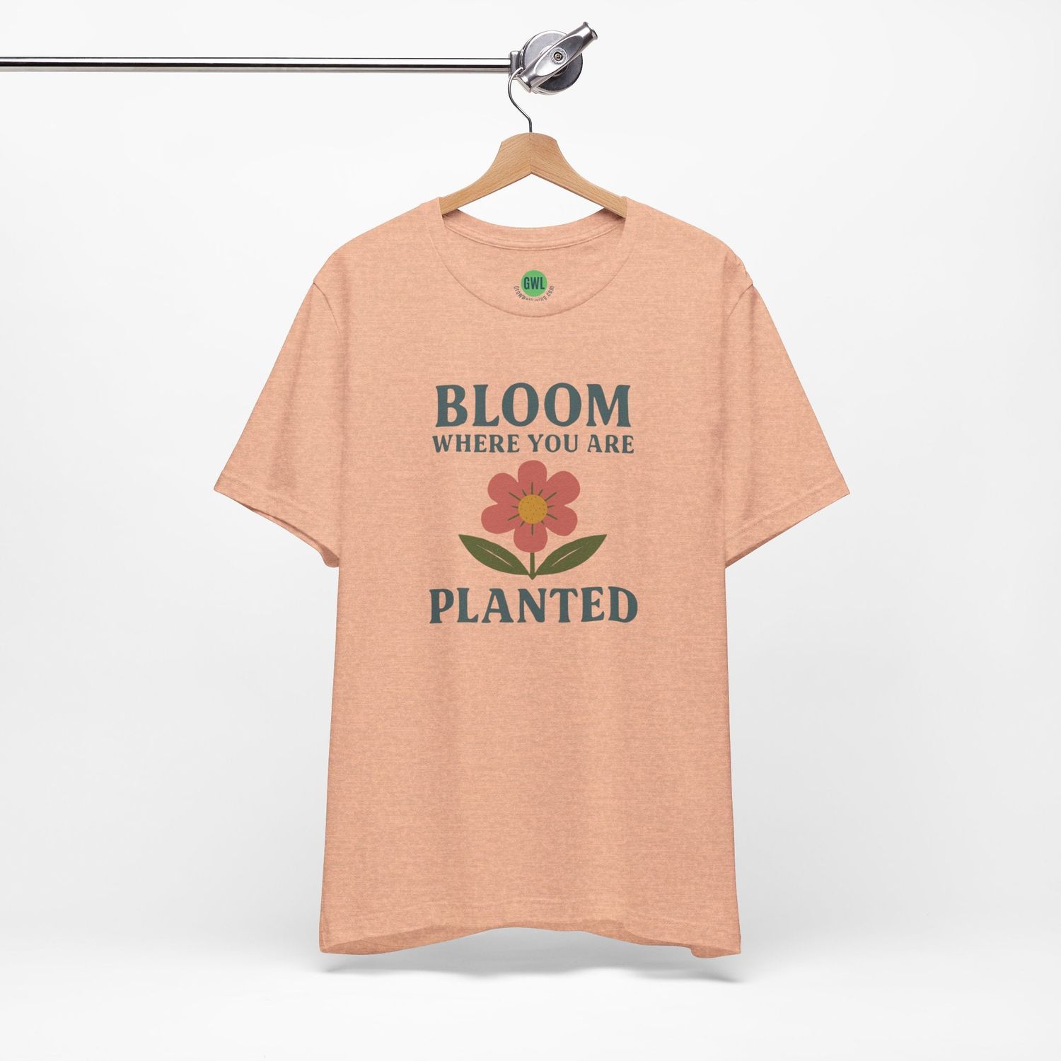 Retro Graphic Tee - Bloom Where You are Planted