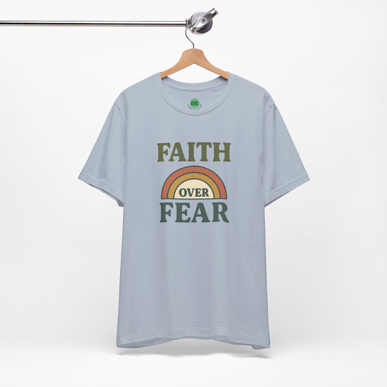 Retro Graphic Tee - Faith Over Fear