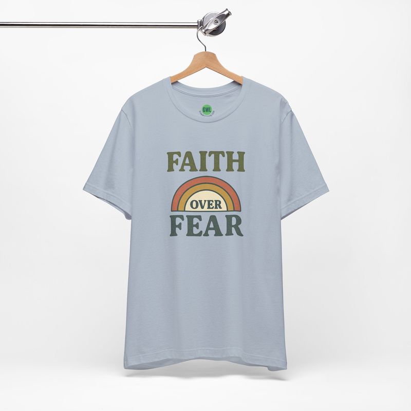 Retro Graphic Tee - Faith Over Fear