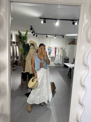 Saia Longa em Camadas