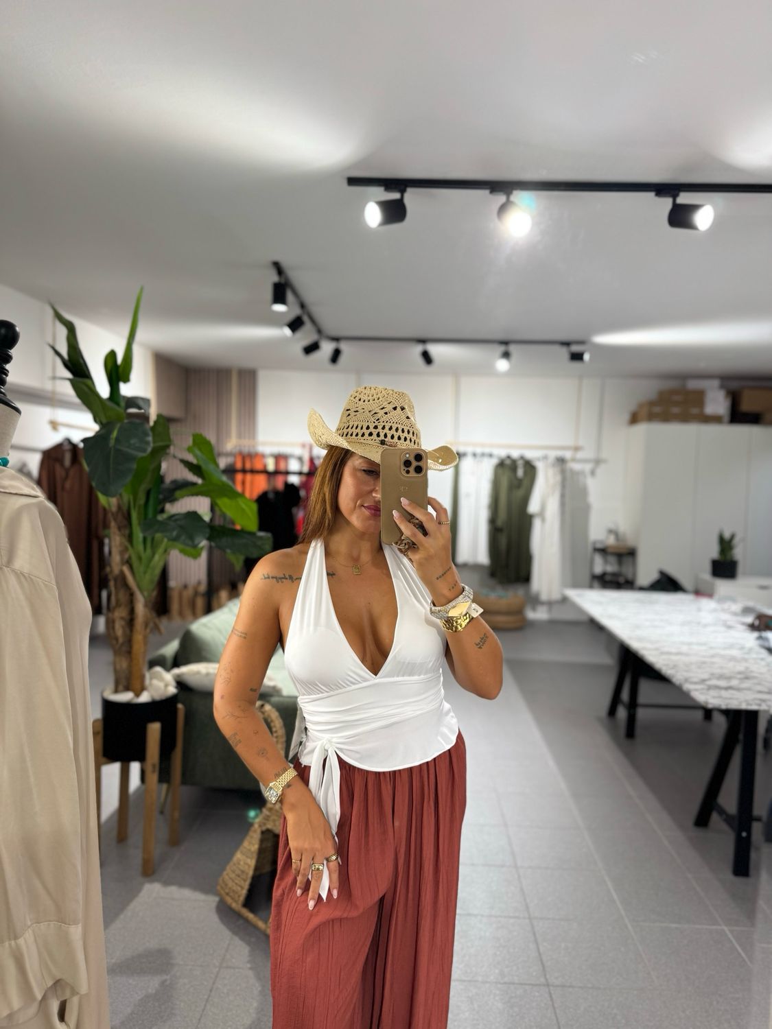 Top Halter com Copa