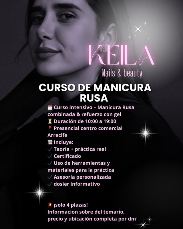 Curso de manicura rusa combinada &amp; refuerzo en gel