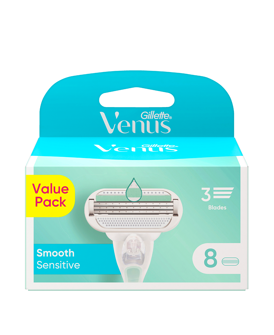 Smooth Sensitive Ladies Razor Blades Refill 8 Pack