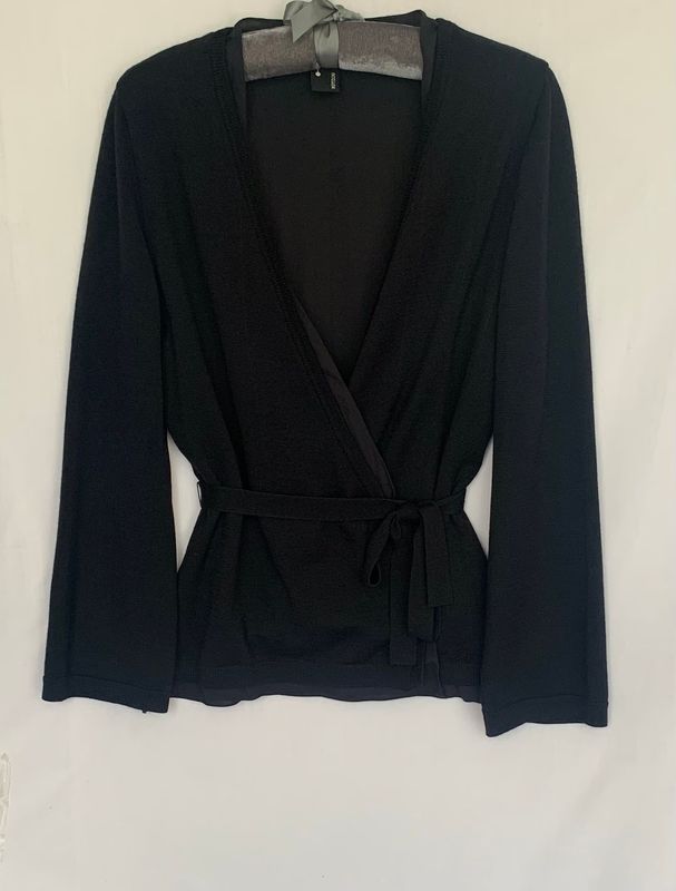 Rutzou silk wrap cardigan (repaired)