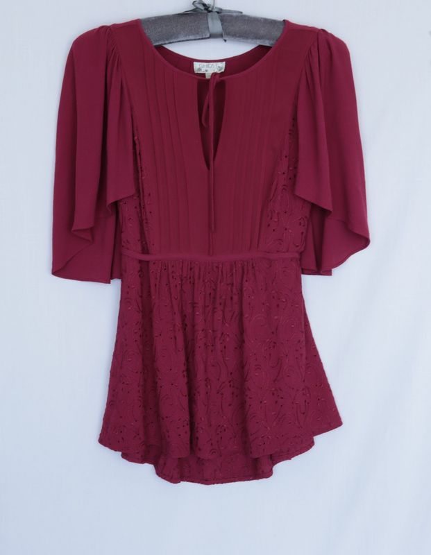 Ghost embroidered top