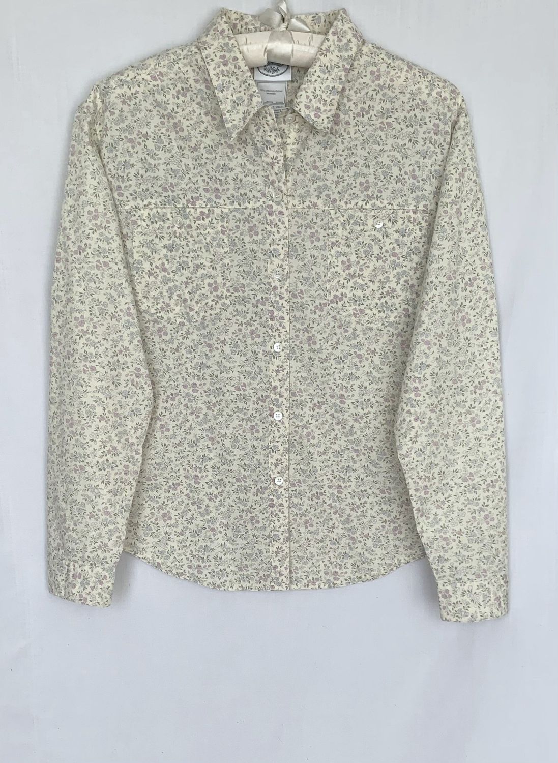 Laura Ashley cotton floral print blouse Size 12