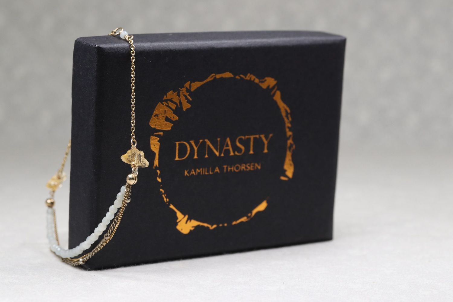 Dynasty by Kamilla Thorsen moth beads bracelet