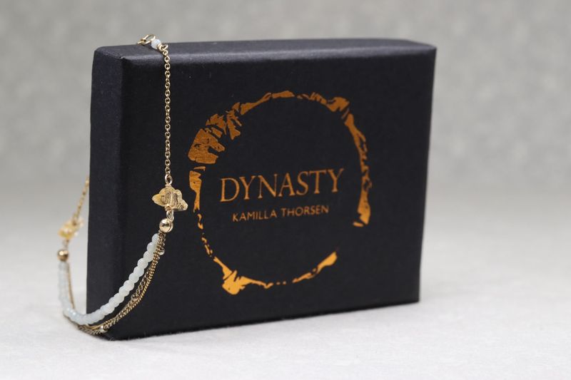 Dynasty by Kamilla Thorsen moth beads bracelet