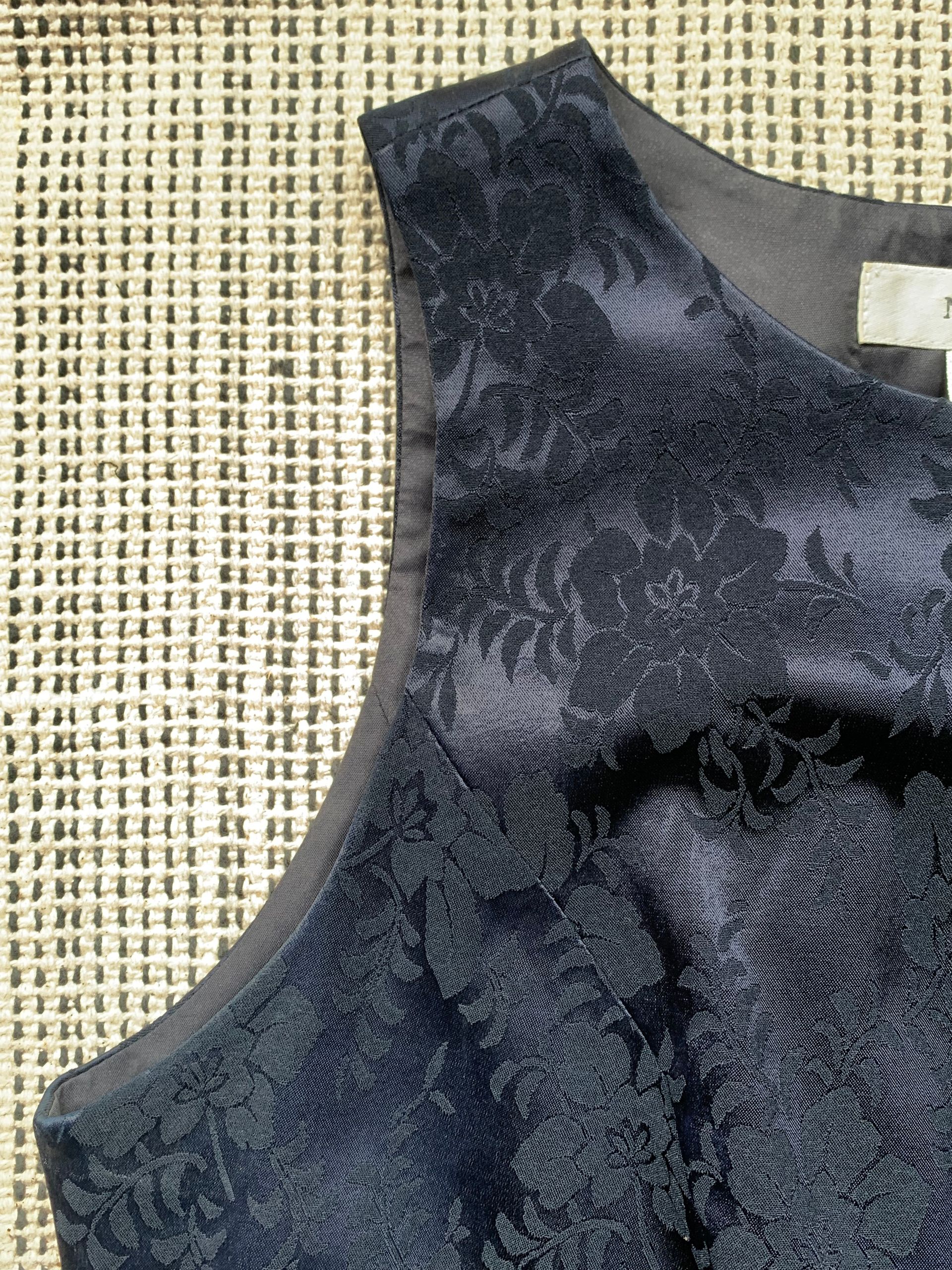 Next dark navy sleeveless top & skirt Size 10-12