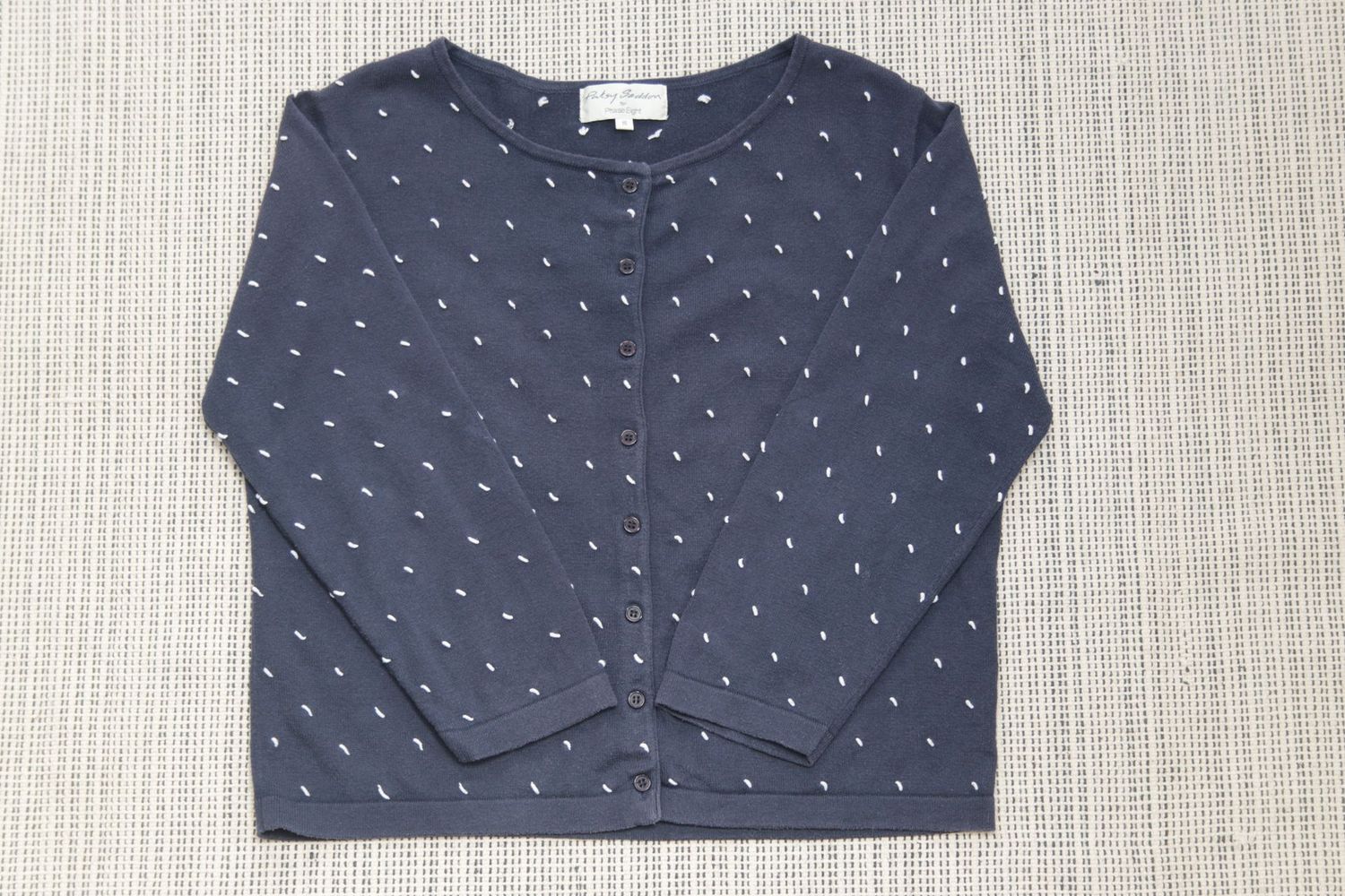 Patsy Seddon for Phase Eight navy cotton cardigan Size 16