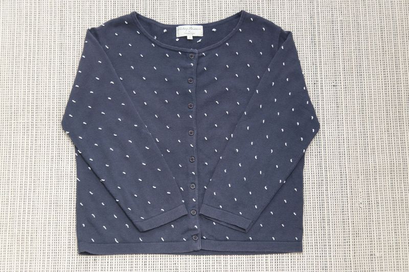 Patsy Seddon for Phase Eight navy cotton cardigan Size 16