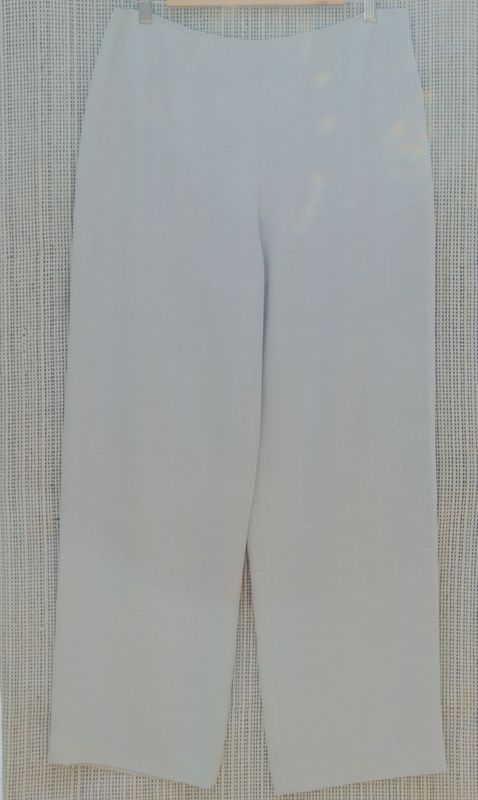 Planet pale blue-grey wide-leg  high-waisted trousers Size 16