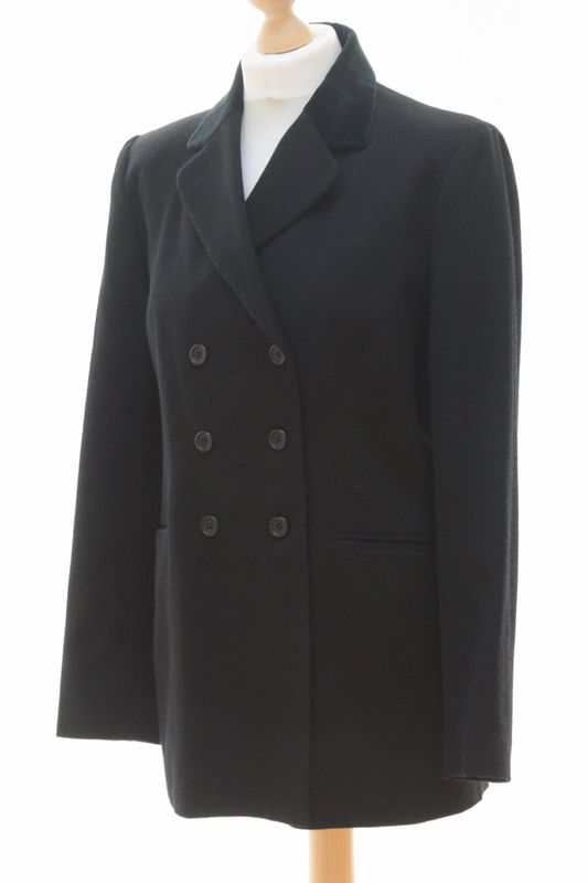 ​French Connection darkest navy longline wool jacket Size UK 14
