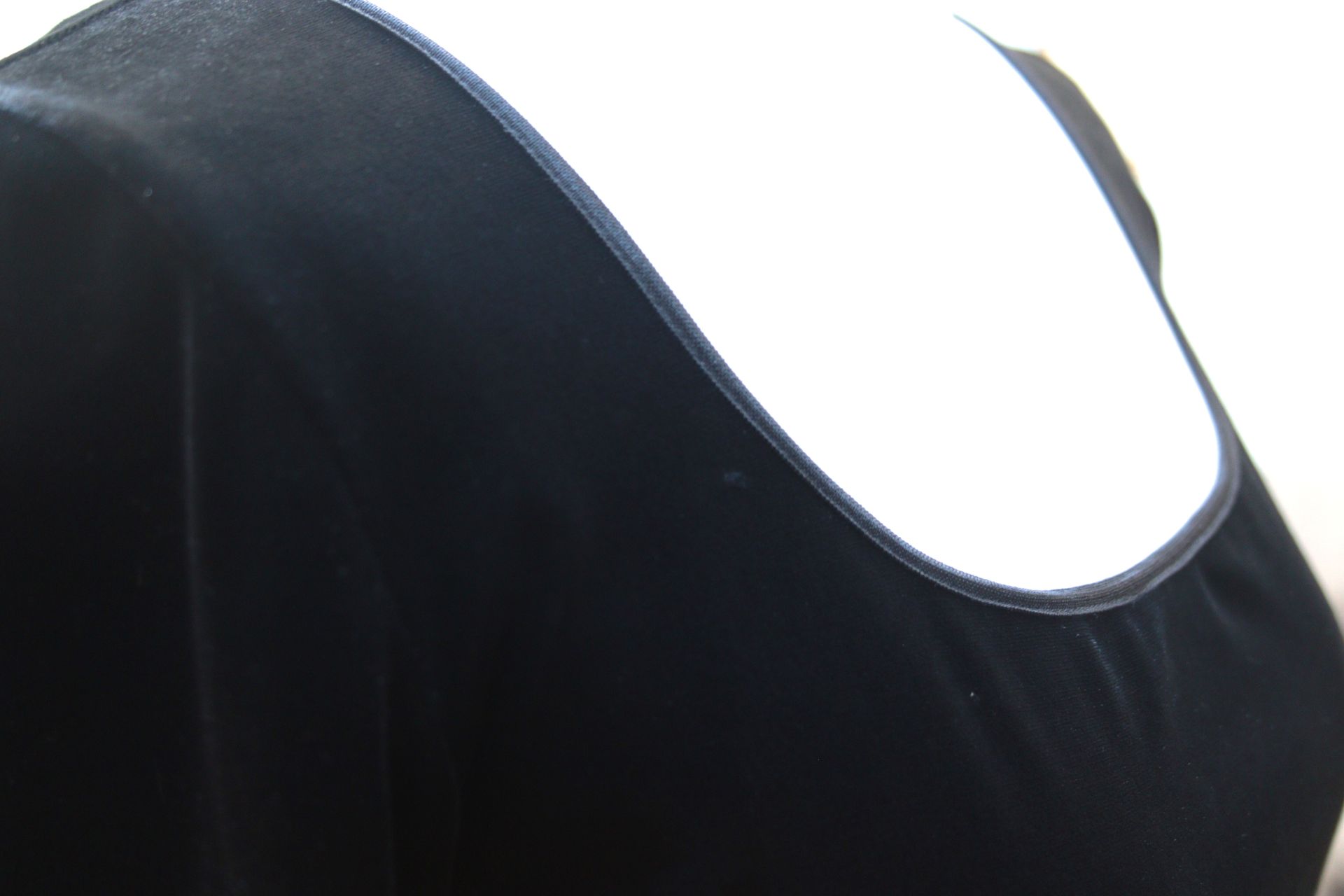 Laura Ashley black velvet & georgette full length dress Size UK 8